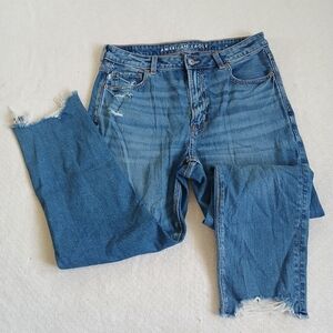 aeo ♡ mom jean strigid 12 short 5179 american eagle